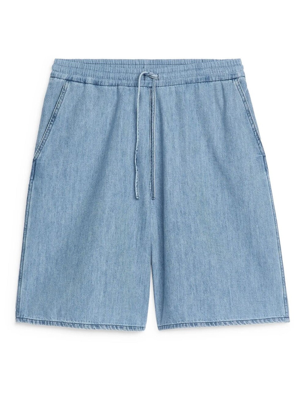 Denim Twill Shorts Drawstring Size Small